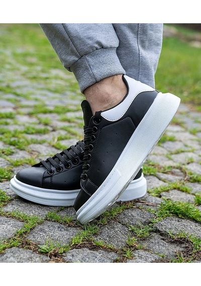 Liarca Santa Monica Siyah Spor Ayakkabı Hafif, Nefes Alabilen Günlük Yürüyüş Sneaker