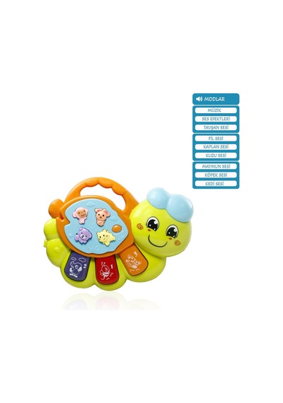 Işıklı Ve Müzikli Solucan Bebek
