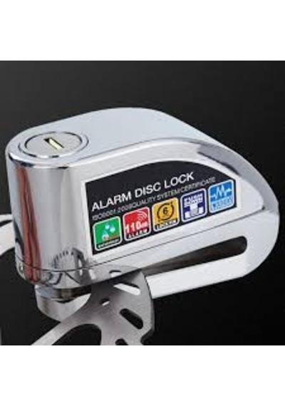 Disk Kilidi Alarmlı Gri 110 Db