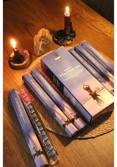 Özel Meditasyon Huzur Enerjisi Tütsü Kutusu 6'lı Paket
