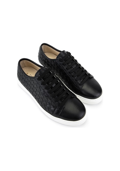 Tamer Tanca Erkek Hakiki Deri Siyah Sneakers & Spor Ayakkabı 1185 22703 Erk Ayk Y26 Sıyah Dr