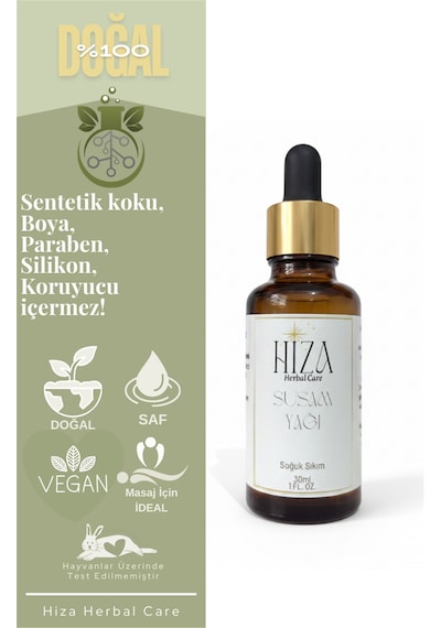 Hiza Herbal Care Doğal Susam Yağı 30 Ml