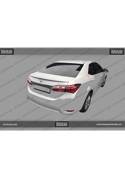 Ekiciler Toyota Corolla Uyumlu 2013-2018 Arası Anatomik Fiber Spoiler