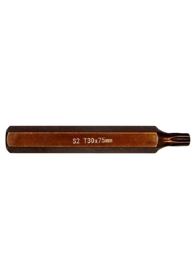6566 Uzun Torx Bits Uç T30x75 Mm 10 Mm Saplı