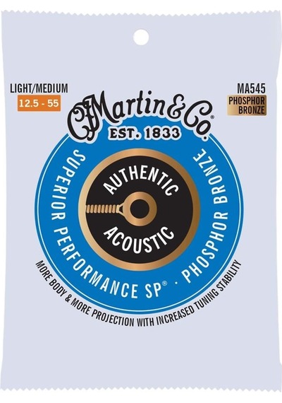 Martin Co Ma545 Sp Phosphor Bronze Akustik Gitar Telleri Light Medium 12.5-55