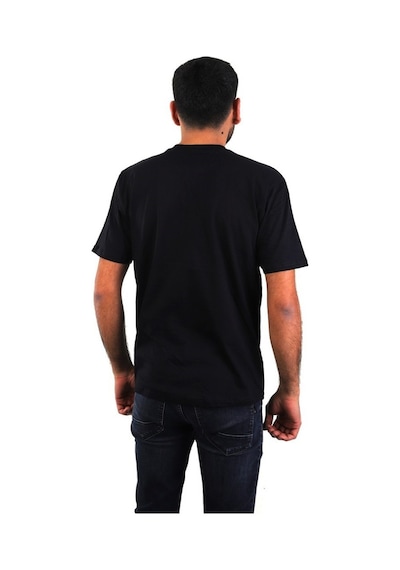 Eser - V Yaka Kısa Kol İş Tişörtü - Cepli - Regular Fit Lacivert
