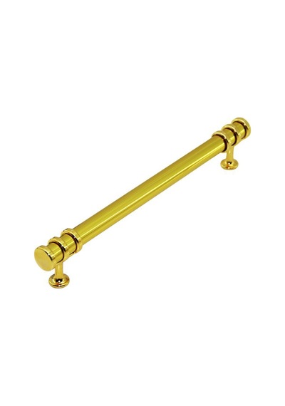 İbico 945 Boru Çekmece Kulp 12.8 Cm - Altın Yüzük Altın Kulp- 10'li Paket