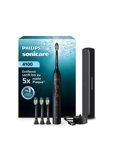 Philips Sonicare Series 4100 Elektrikli Diş Fırçası - Basınç Sensörlü Sonic Diş Fırçası, 4 Fırçalama Ayarı, Easystart, Smartimer, 21 Günlük Çalışma Süresi, Seyahat Çantası, Siyah, Hx4046/52, Yeni Philips Sonicare Series 4100 Elektrikli Diş Fırçası - Basınç Sensörlü Sonic Diş Fırçası, 4 Fırçalama Ayarı, Easystart, Smartimer, 21 Günlük Çalışma Süresi, Seyahat Çantası, Siyah, Hx4046/52, Yeni