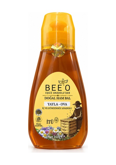 Beeo Doğal Ham Süzme Çiçek Balı 350 G