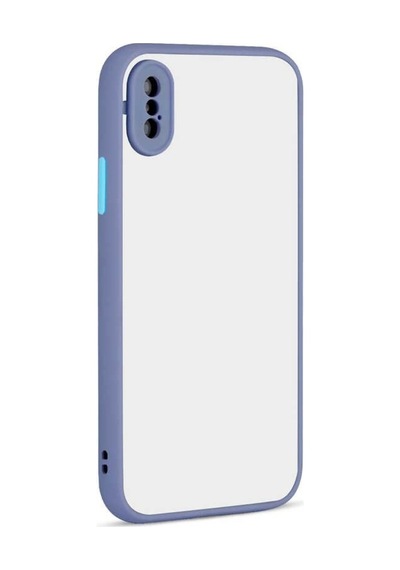 Apple Uyumlu iPhone X Kılıf Zore Hux Düğme Ve Kapak Zıt Renk Kılıf