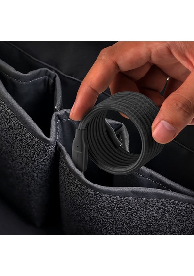 Magnetik Tasarımlı Type-c To Type-c Pd Şarj Kablosu Amazingthing Magcord Serisi 60w 1.2m Siyah