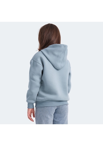 Slazenger  LEXUS Çocuk Kapüşonlu Cepli Mavi Sweatshirt