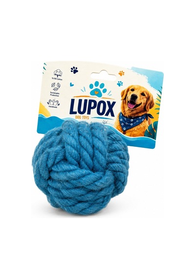 Pamuk Standart Köpek Oyun Topu Turkuaz