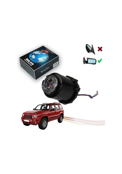 Jeep Cherokee Kj 2001-2008 İçin Katlanır Ayna Motoru 1 Adet Dc8222 D/v12 E5v23