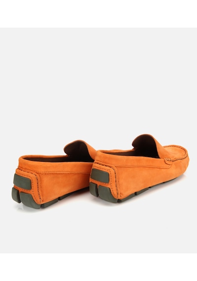 Hotiç Erkek Nubuk Deri Turuncu Hafif Tabanlı Günlük Loafer 02ayh305550a570 Turuncu