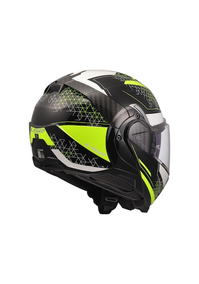 Ls2 Advant 2 Astral Çene Açılır Kask Neon Sarı - Siyah