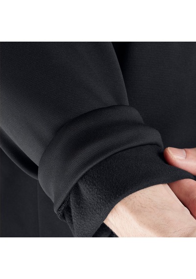 Under Armour Fleece Half Zipped Erkek Siyah Günlük Ceket 1385847 Siyah