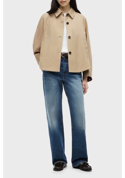 Tommy Hilfiger Logolu Su İtici Regular Fit Ceket Kadın Mont Ww0ww49844 Aeh Camel
