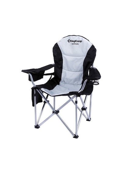 Kıngcamp Deluxe Sandalye mk_16.0.KIN.00000KC3888.000 Açık Gri - Siyah