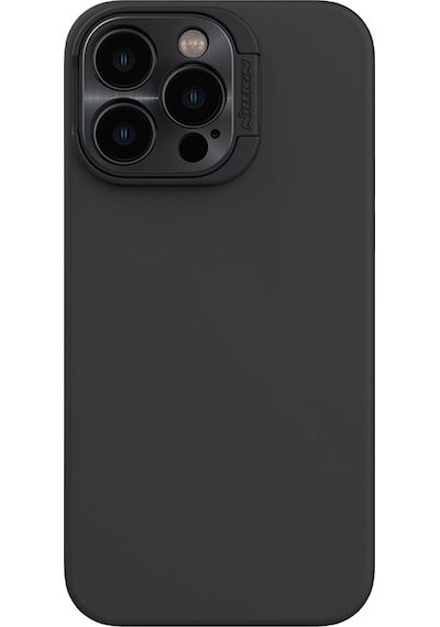 Nillkin Apple Uyumlu iPhone 14 Pro Max Stand Özellikli Lens Koruyuculu Lansman Kılıf Siyah