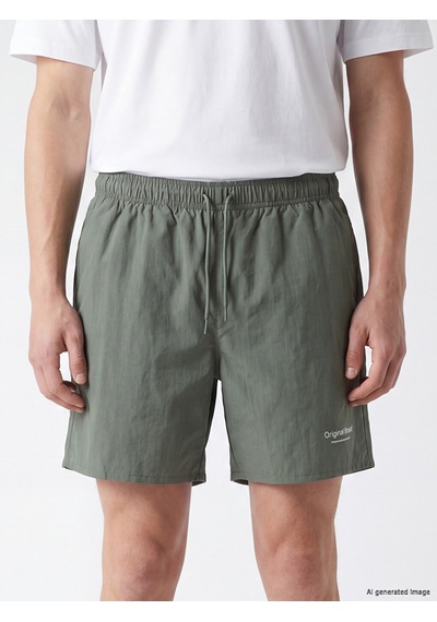 Lcw Swımwear Haki Deniz Şortu
