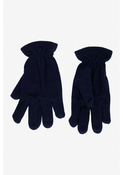 AC&Co / Altınyıldız Classics Erkek Lacivert Polar Bere Boyunluk Eldiven Set