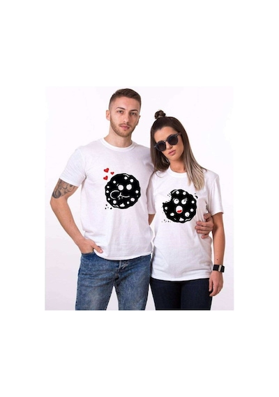 Tshirthane Kurabiyelerin Aşkı Sevgili Kombinleri Tshirt Kombini Beyaz