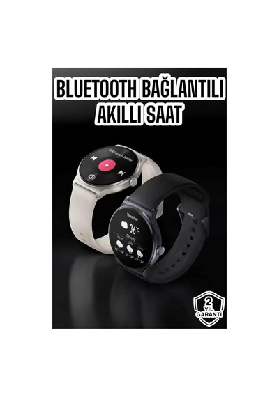 Akıllı Saat Sesli Görüşme Bluetooth Bağlantılı 3 Kordonlu