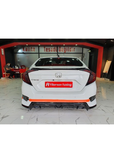 Honda Fc5 Mugen Arka Tampon Eki--fibersan Tuning