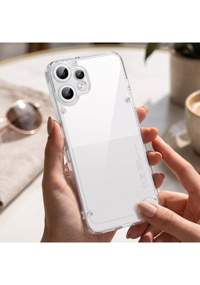 Caseonn Nothing Cmf Phone 2 Pro Kılıf Kamera Korumalı Darbe Emici Şeffaf Arka Kapak Tam Şeffaf