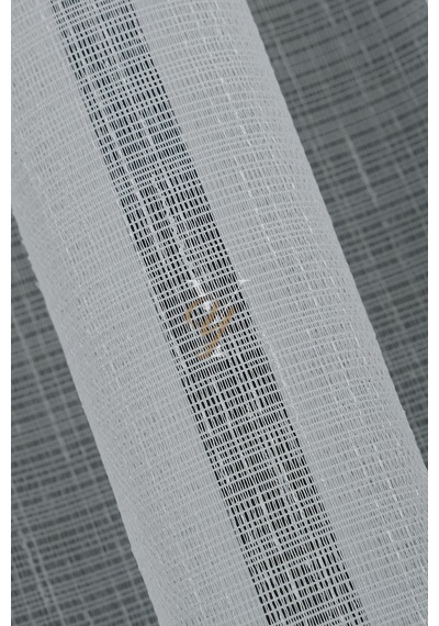5501 Tül Perde V-01 Ekru Ekru