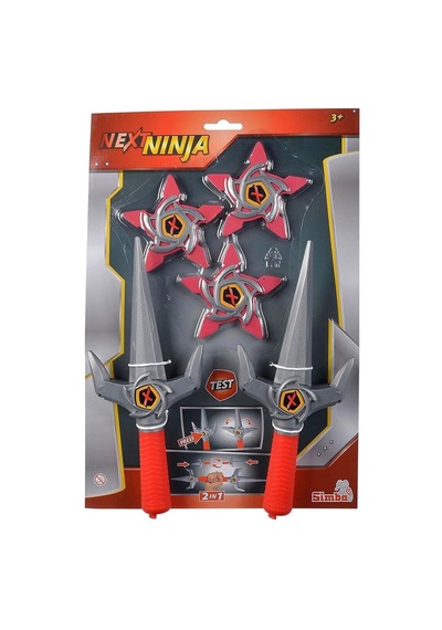 108042588 Next Ninja Knives And Stars Red Belirtilmemiş