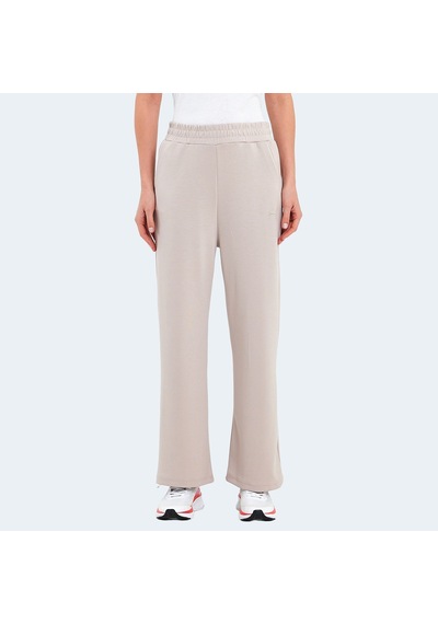Slazenger VILLE Kadın Cepli Bol Paça Taş Gri Eşofman Altı