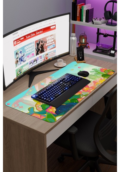 Nahida Genshin Impact Anime Gacha V3 - 90x40 Xxl Gaming Mouse Pad Fare Altlığı