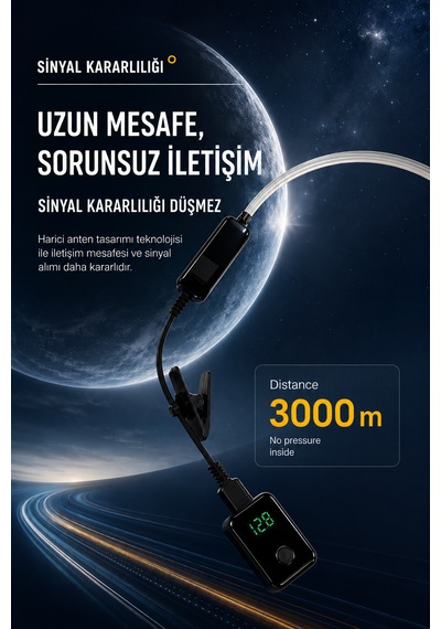 Mini Telsiz Kablosuz Giyilebilir Talkie Walkie