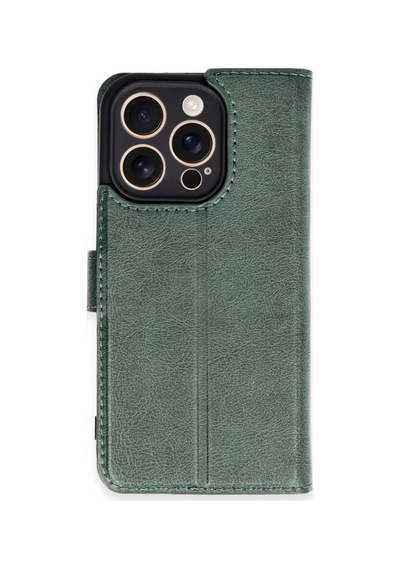 Newface Apple İphone 16 Pro Kılıf Trend S Plus Kapaklı Kılıf - Yeşil