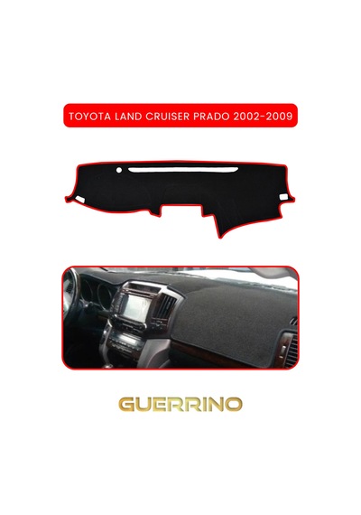 Toyota Land Cruıser Prado 2002-2009torpido Koruma Halısı Kırmızı Kenar