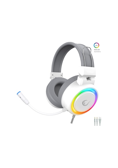 Rampage SN-R10 Alquist Mikrofonlu RGB Oyuncu Kulaklığı