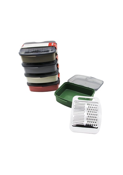 Wenken Ur-3329 Plastik Kapaklı Hazneli Metal Rende 2in1- 24'li Paket
