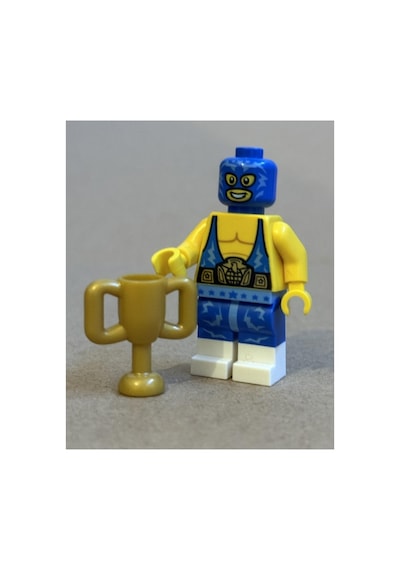 Orjinal Lego Minifigür Luchador Wrestler
