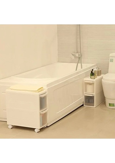 4 Çekmeceli Tekerlekli Raf, Mutfak Ve Banyo İçin Kullanışlı Tasarım 1