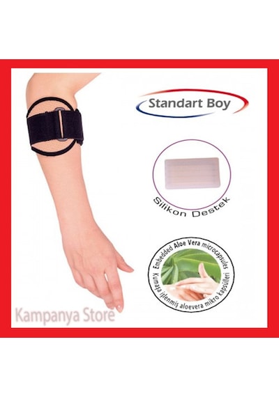 Destekli Tenisci Dirseği Bandı Variteks Epikondilit Bandaj 160 Tx