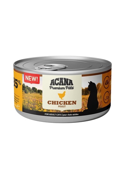 Acana Premium Pate Tavuk Etli Yetişkin Kedi Konservesi 4 x 85 G