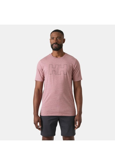 Helly Hansen Hh Tech Logo T-shırt Hha.63165-664 Pembe