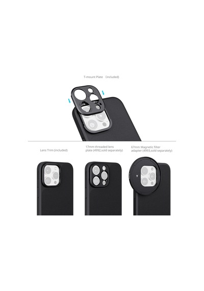 Smallrig 4987 Apple iPhone Uyumlu 16 Pro Max Filmov Hafif Fotoğrafçılık Kılıf Seti