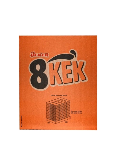 Ülker Dankek 8 Kek 55 Gr 24'lü Çilekli 5'li Paket