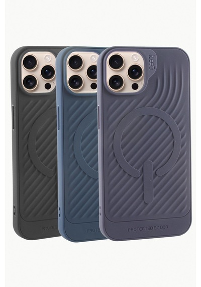 Apple iPhone Uyumlu 16 Pro Lüx Magsaff Gear Silikon Kılıf Mor