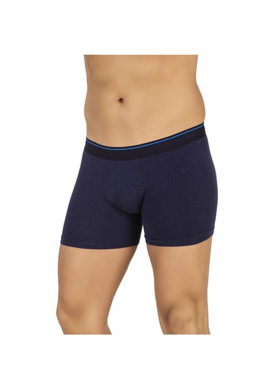 Özkan Underwear Özkan 11256 3'lü Paket Erkek Premium Kumaş Modal Pamuklu Esnek Yumuşak Boxer Şort Lacivert
