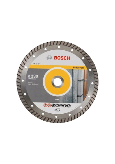 Bosch Standard For Universal Turbo 230 mm Elmas Kesme Diski - 2608602397