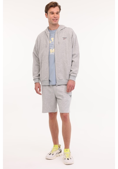 Reebok New Id Reg Fz Gri Erkek Eşofman Üstü Gri-kırmızı